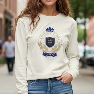 Adidas Golf Embroidered Crest Long Sleeve Medium 20.5”